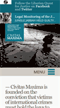 Mobile Screenshot of civitas-maxima.org